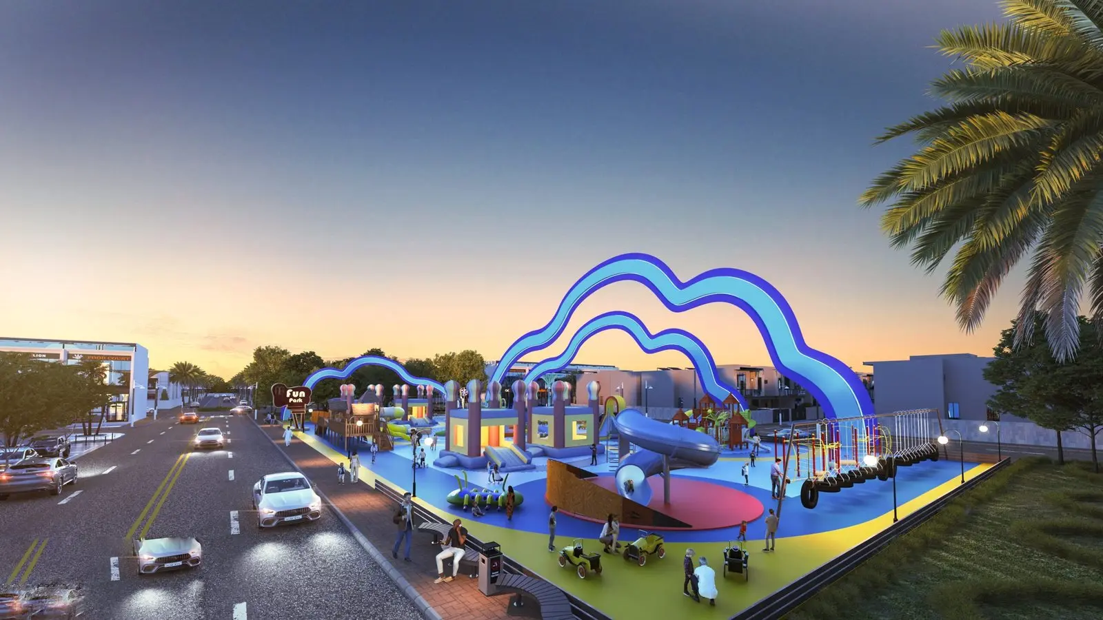 ATC Villas. Amusement park