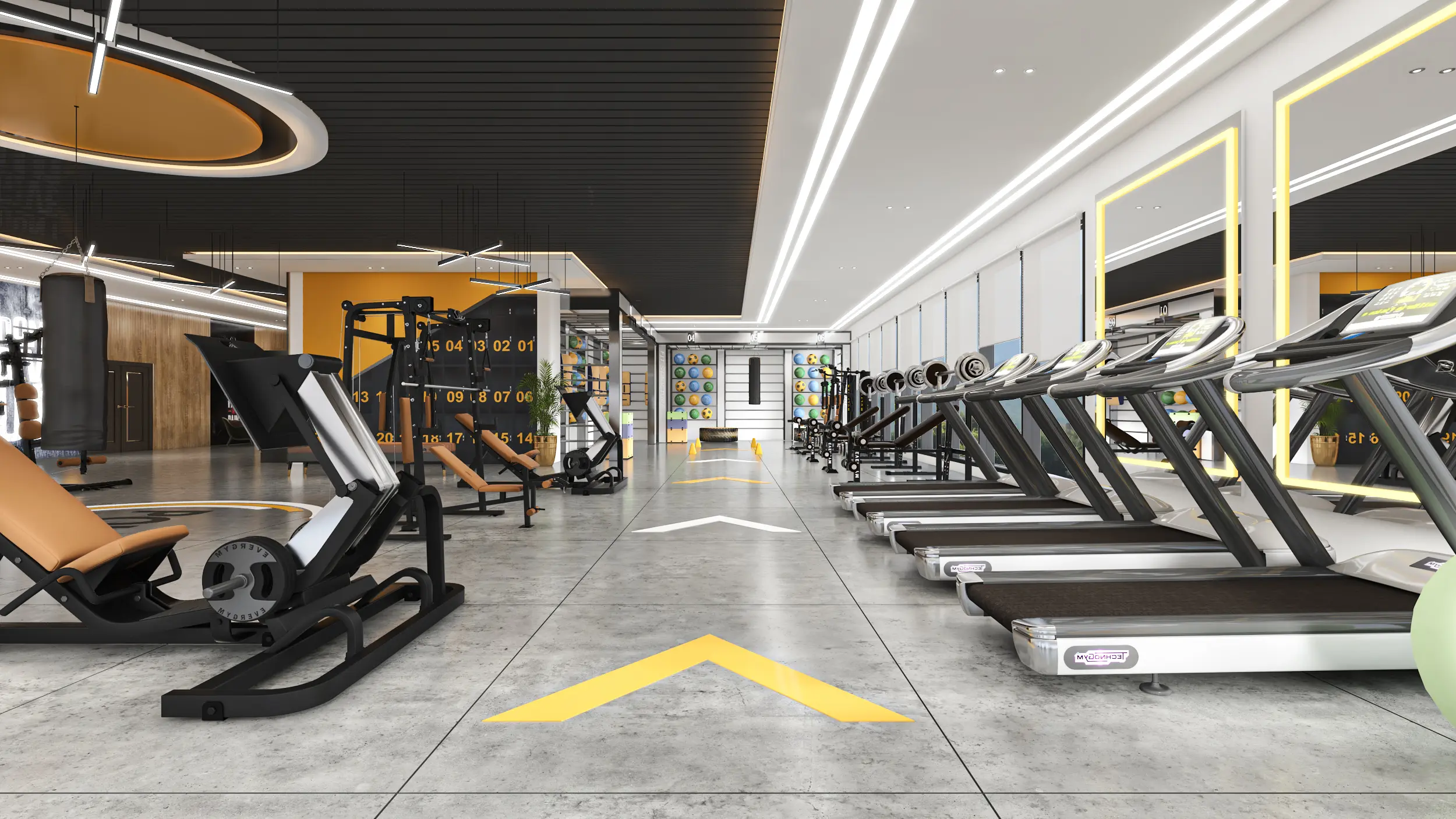 Serene Tower. Health club