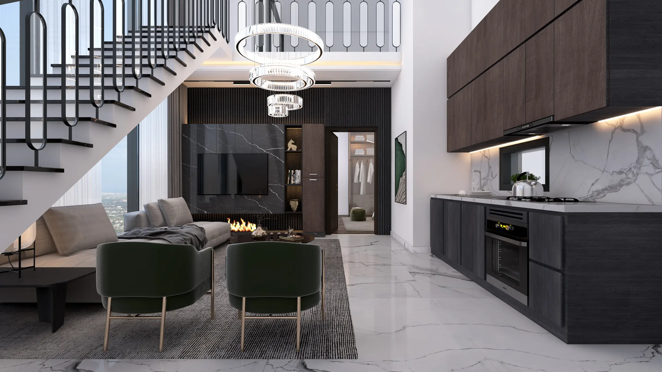 Serene Tower. Residents' lounge